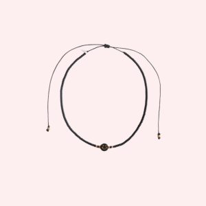 Black Smiley Bracelet